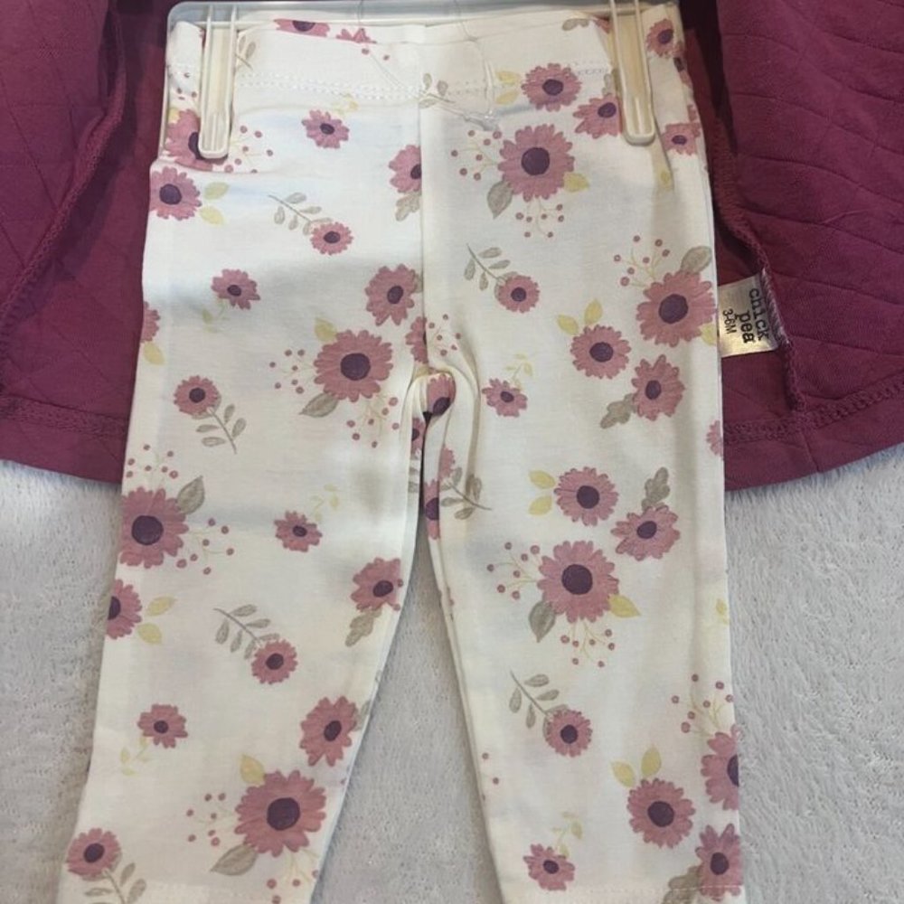 Chickpea 3 Piece baby Outfit 3-6 M NWT - Picture 2 of 6